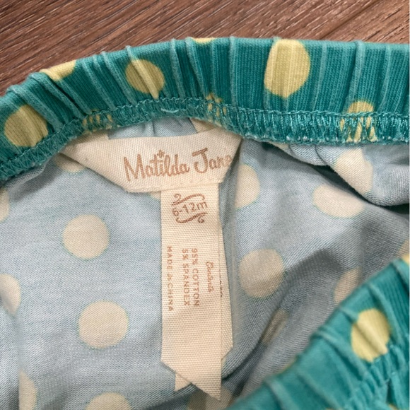 Matilda Jane Polka Dot Bloomers Diaper Cover Ruffles Spring 6-12m - Picture 5 of 6